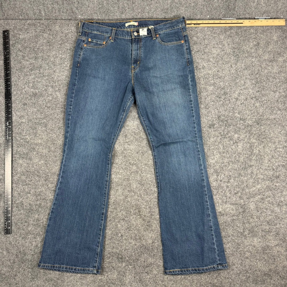 Levi's Jeans Womens Size 16M 515 Bootcut Blue Medium Wash Stretch Denim Casual